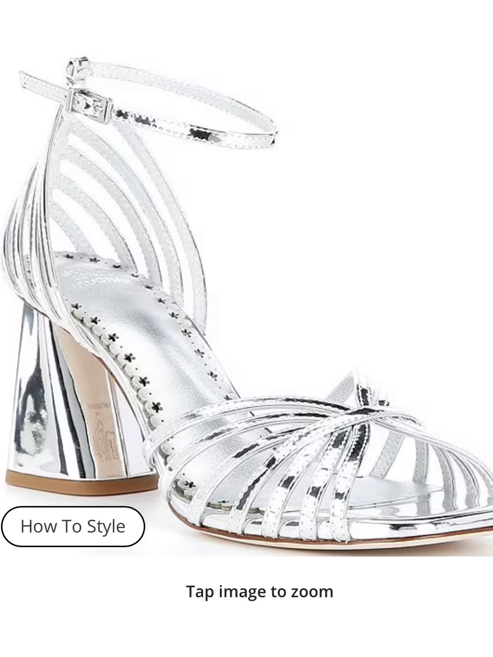 Antonio Melani x Amanda
Jones Vaughan Silver Heel